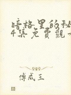 暗格里的秘密24集免费观看电视剧