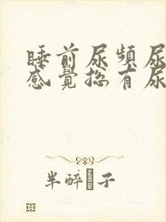 睡前尿频尿不尽感觉总有尿意