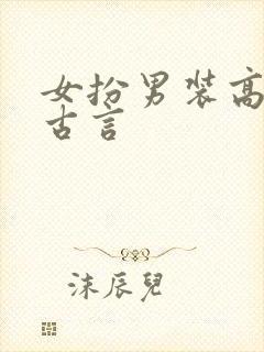 女扮男装高质量古言