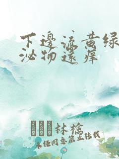 下边流黄绿色分泌物还痒