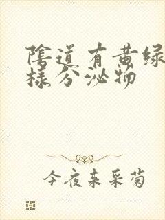 阴道有黄绿色脓样分泌物