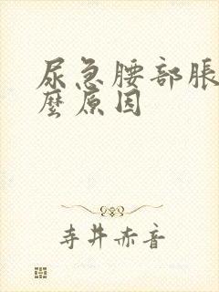 尿急腰部胀痛什么原因