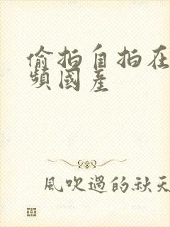 偷拍自拍在线视频国产