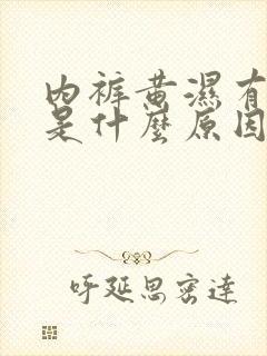 内裤黄湿有异味是什么原因引起的