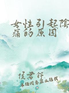 女性引起阴道疼痛的原因