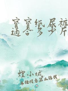 宝宝纸尿裤l码适合多少斤