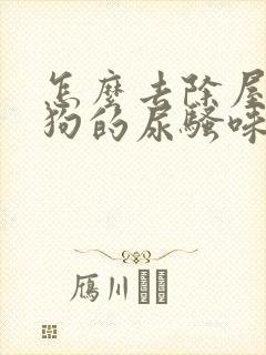 怎么去除屋里狗狗的尿骚味