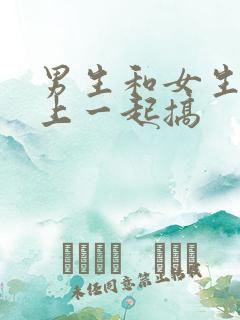 男生和女生在床上一起搞