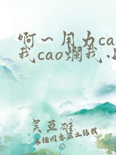 啊～用力cao我cao烂我小说