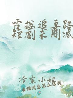 霍总追妻路漫漫短剧未删减