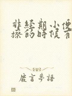 非经期小便完了擦的时候有血