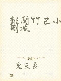 难哄竹己小说无删减