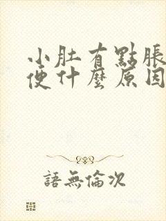 小肚有点胀想小便什么原因