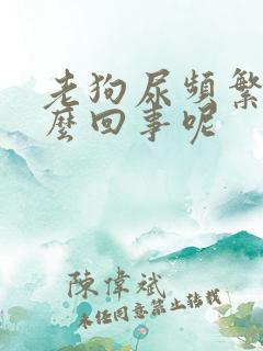 老狗尿频繁是怎么回事呢