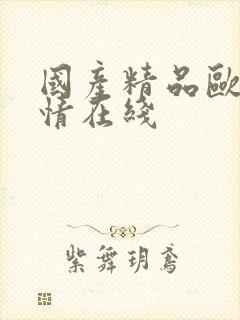 国产精品欧美激情在线