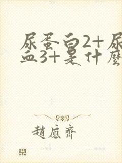 尿蛋白2+尿隐血3+是什么病