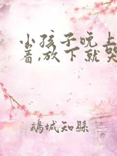 小孩子晚上要抱着,放下就哭