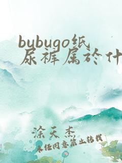 bubugo纸尿裤属于什么档次