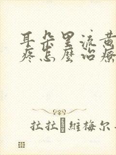 耳朵里流黄水还疼怎么治疗