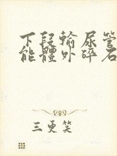 下段输尿管结石能体外碎石么