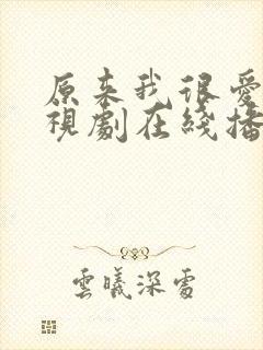 原来我很爱你电视剧在线播放