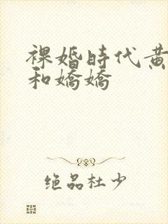 裸婚时代黄有为和娇娇