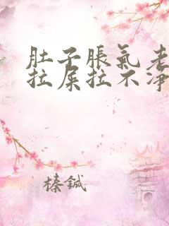 肚子胀气老放屁拉屎拉不净