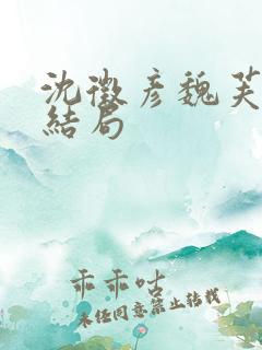 沈徵彦魏芙宜大结局