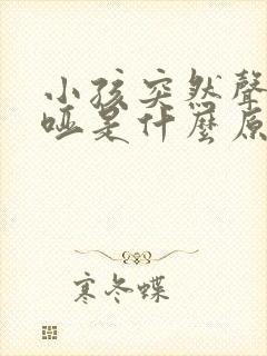 小孩突然声音嘶哑是什么原因造成的