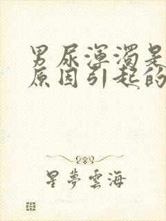 男尿浑浊是什么原因引起的