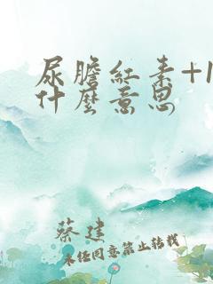 尿胆红素+1是什么意思