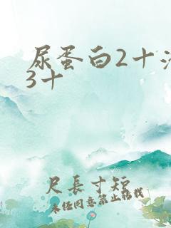 尿蛋白2十潜血3十