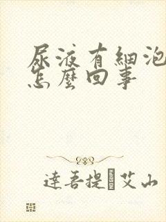 尿液有细泡沫是怎么回事