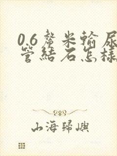 0.6厘米输尿管结石怎样排出