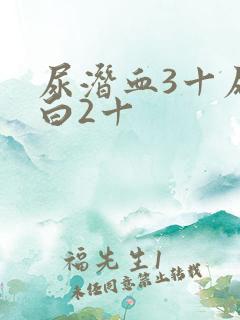 尿潜血3十尿蛋白2十