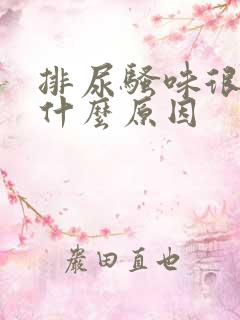 排尿骚味很重是什么原因