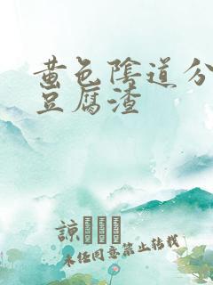 黄色阴道分泌物豆腐渣