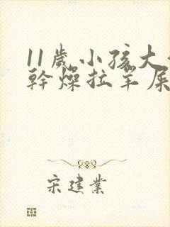 11岁小孩大便干燥拉羊屎蛋怎么办