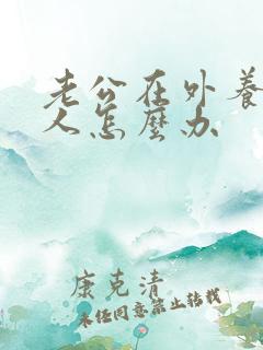 老公在外养了情人怎么办