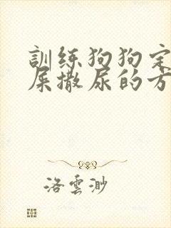 训练狗狗定点拉屎撒尿的方法