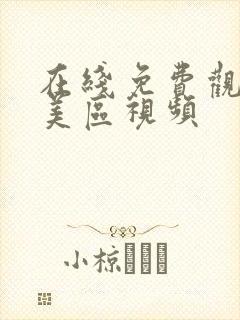 在线免费观看欧美区视频