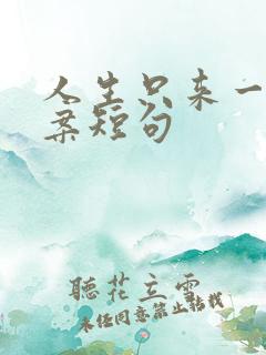 人生只来一趟文案短句