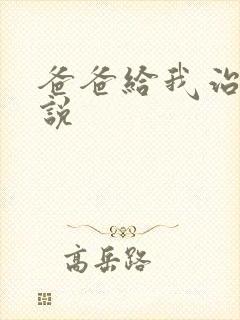 爸爸给我治病小说