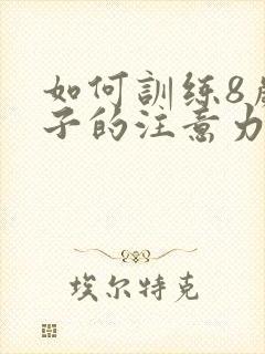 如何训练8岁孩子的注意力