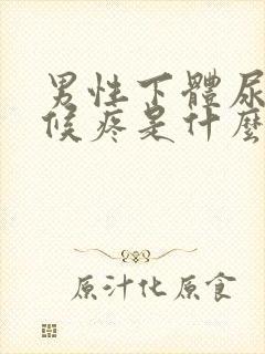 男性下体尿的时候疼是什么原因