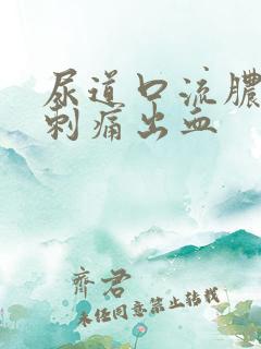 尿道口流脓小便刺痛出血