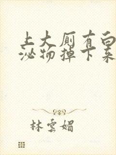 上大厕有白色分泌物掉下来怎么回事