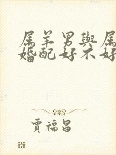 属羊男与属猪女婚配好不好