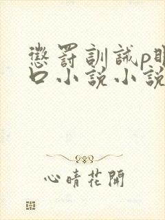 惩罚训诫p眼重口小说小说