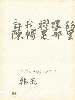 许我耀眼的导演陈畅是哪里人